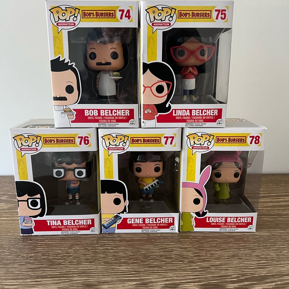 Funko Bob's Burgers Character Set - Multicolor